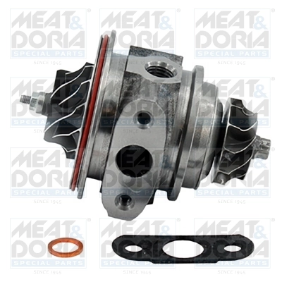 Core assembly, turbocharger